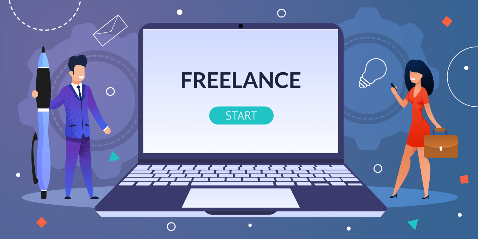Pick up freelance work online